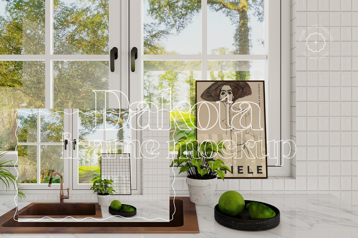 DAKOTA| Cottage Kitchen Mockup Set, a Household Mockup by SoleilHomeMockups (Photo 3 of 12)