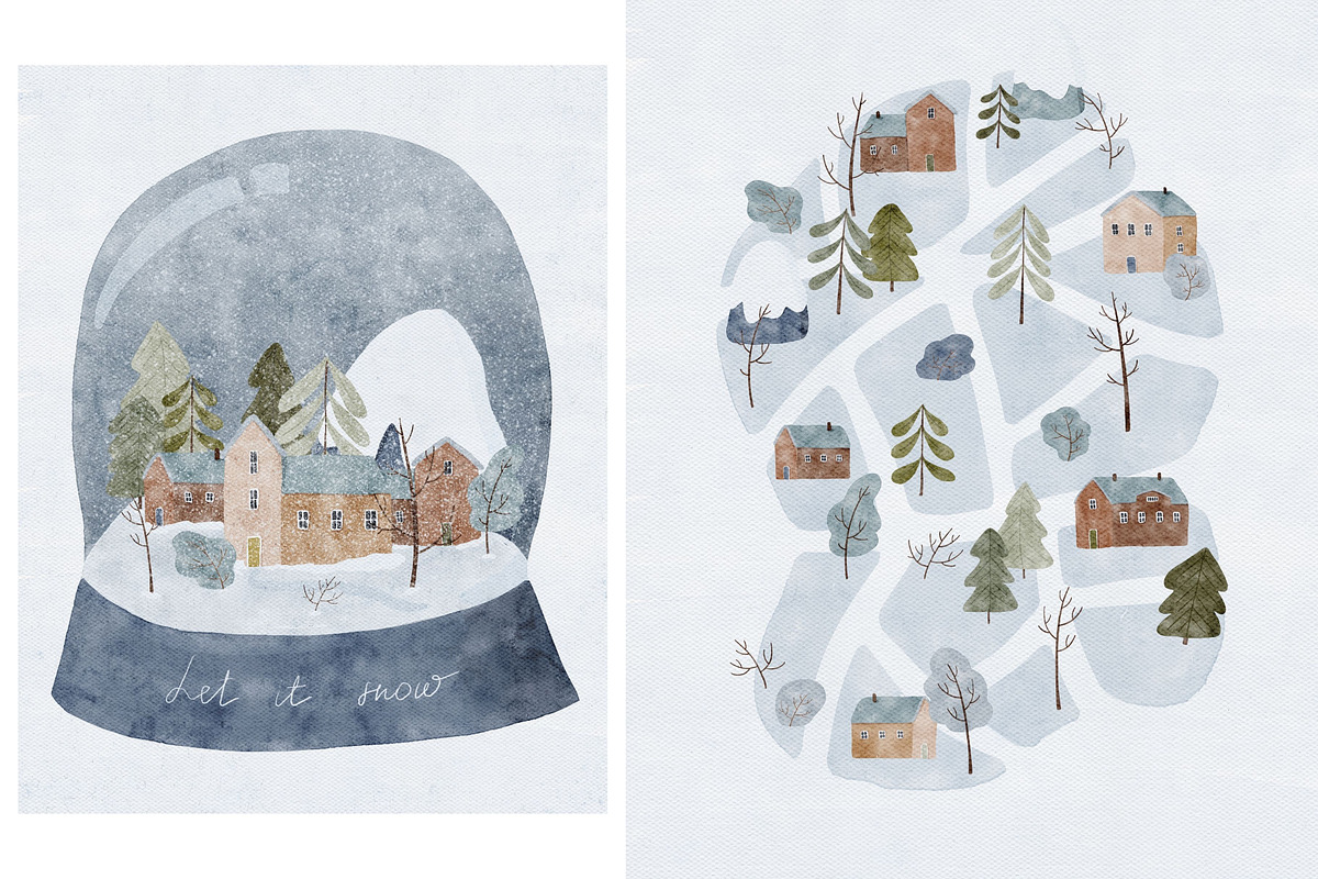 Winter Wonderland | Illustrations, a Decorative Illustration by OkPen (Photo 4 of 13)