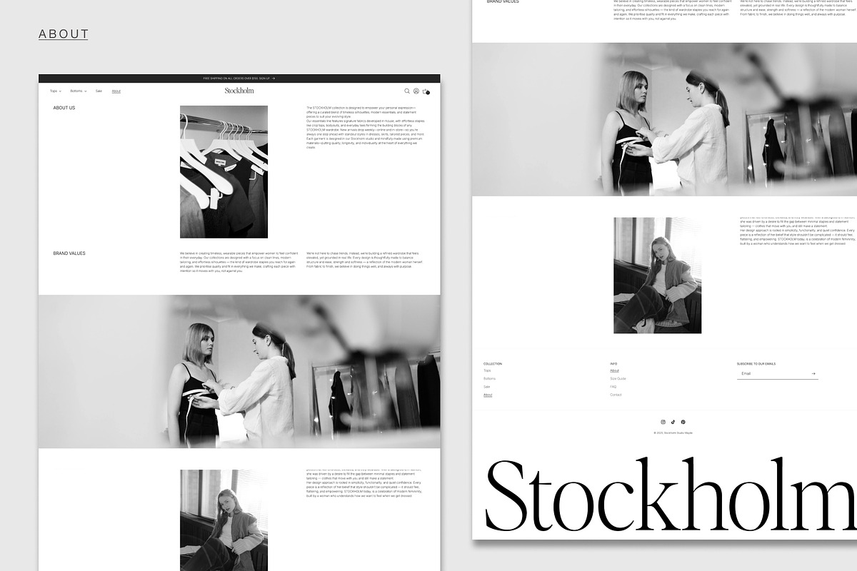 STOCKHOLM | Shopify Theme preview 5