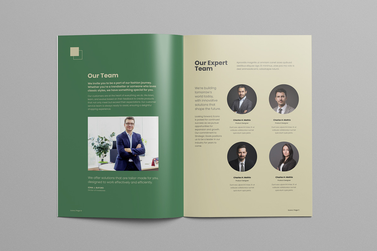 Company Profile | Canva & InDesign preview 6