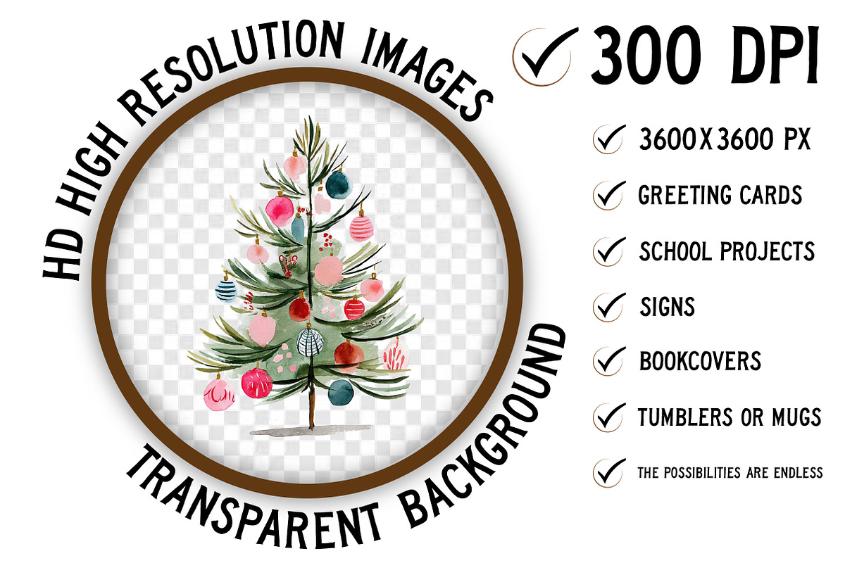 Hand Drawn Whimsical Christmas PNG, an Illustration by Craft Nest (Photo 2 of 4)