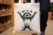 Quirky and Funny Raccoons Sublimatio, an Illustration by Rose Art (Thumbnail 7 of 7)