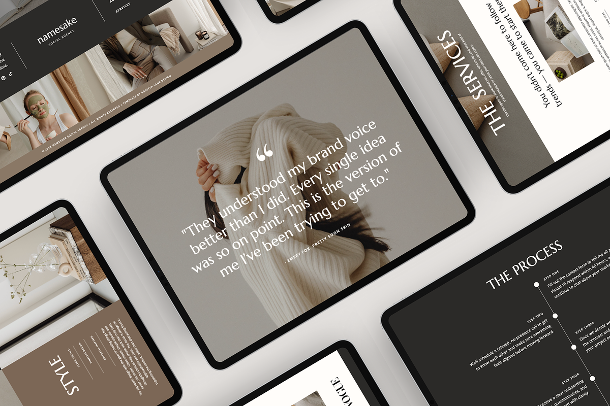 Showit Website Template | Agency, a Websites & App Template by Rosetta Lane Design (Photo 4 of 10)