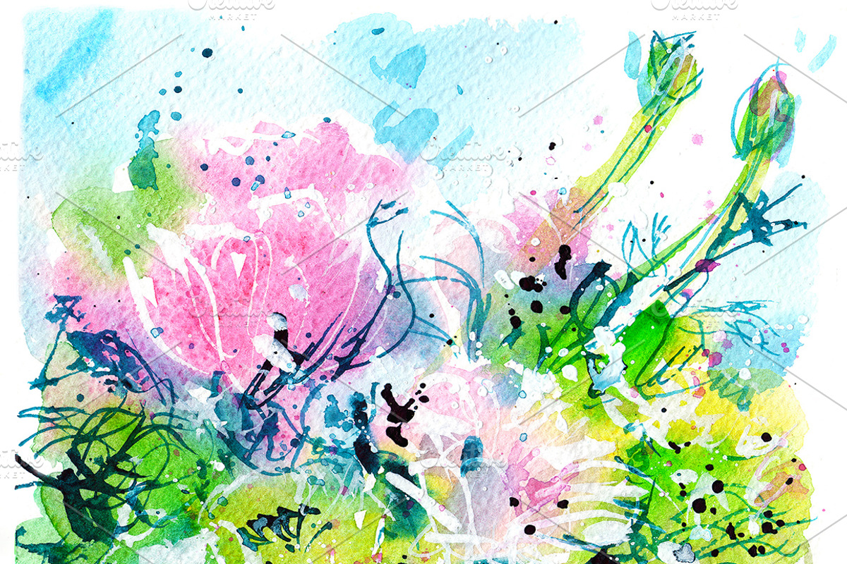 12 paintings with flowers, a Decorative Illustration by coconut_forest (Photo 4 of 13)