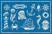Nautical Vector Illustrations, an Illustration by Localmad (Thumbnail 3 of 6)