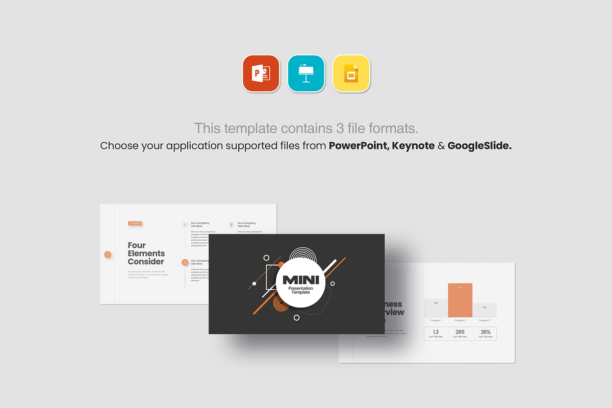 MINI - Presentation Template, a Presentation Template by SlideStock (Photo 2 of 11)