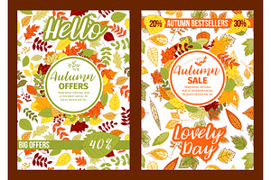 Autumn Posters Of Fall Leaf Foliage