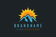 Mountain Sun Custom Logo, a Branding & Logo Template by ARTE MIGUEL (Thumbnail 2 of 3)