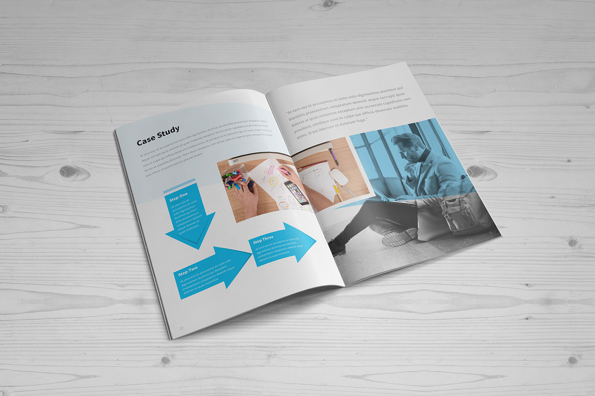 Business Brochure: 16 Pages, a Brochure Template by ZAAS (Photo 6 of 10)