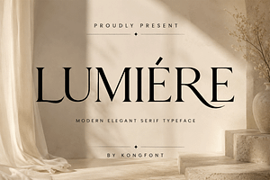 Lumière - Modern Elegant Serif