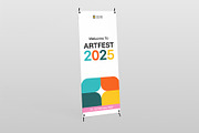 Stand Banner Mockup, an Advertising Mockup by SLAB! Design (Thumbnail 5 of 8)