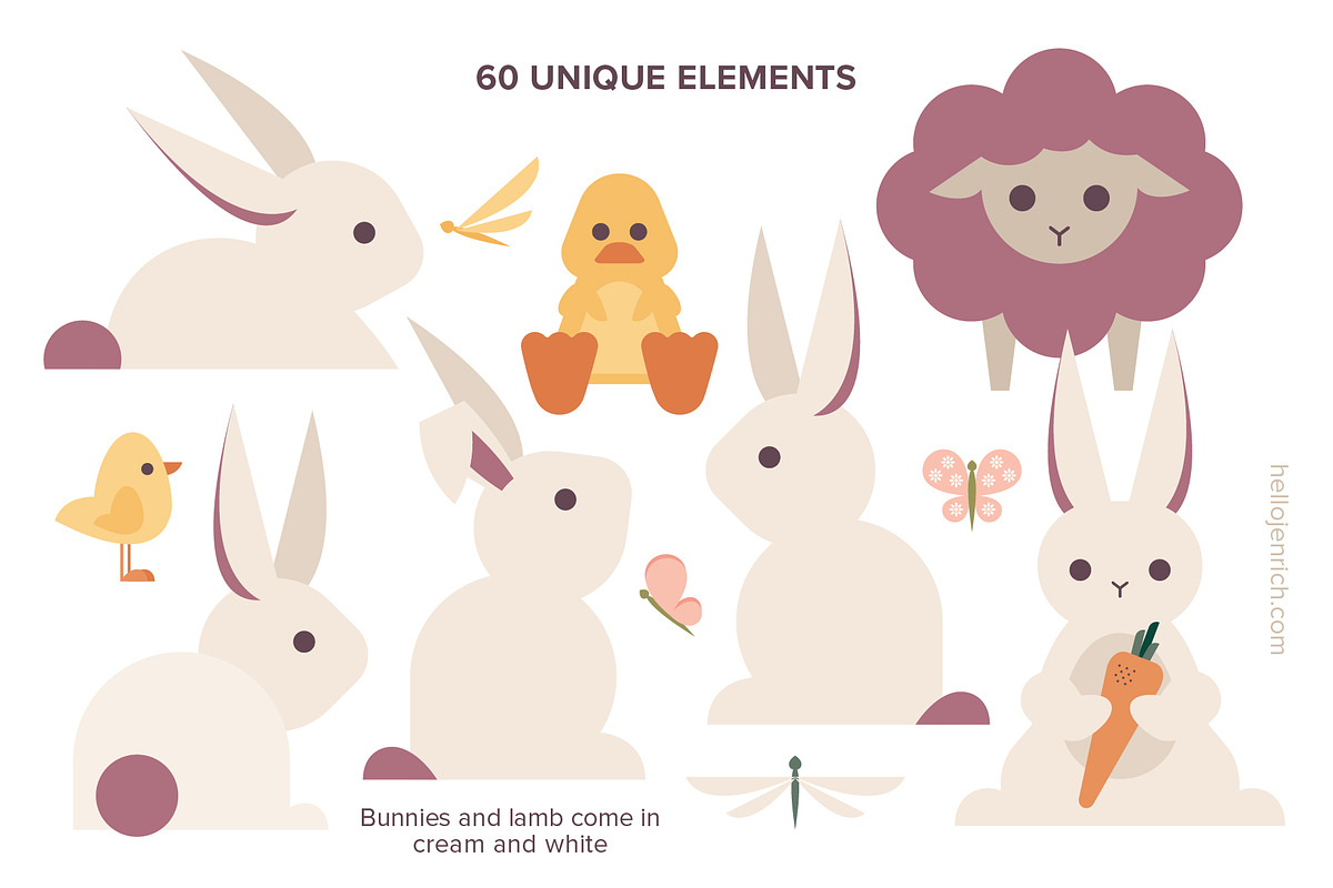 Easter + Spring Florals, a Decorative Illustration by hellojenrich (Photo 2 of 10)