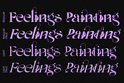 Feelings Painting | Ligature Font, a Serif Font by 177Studio (Thumbnail 8 of 9)
