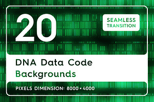 20 DNA Data Code Backgrounds