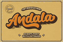 Andala - Groovy Retro Font