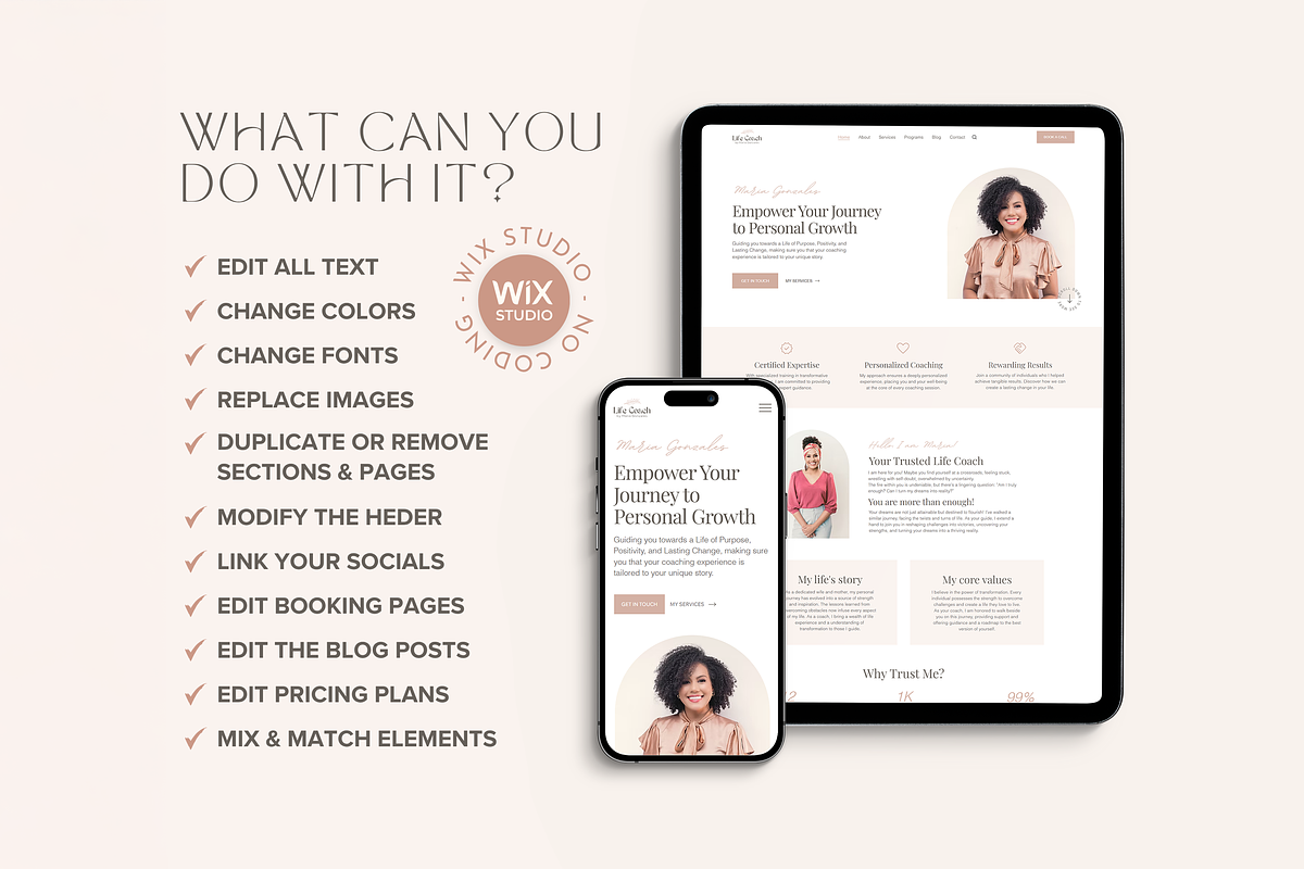 Coaching Wix Studio Template preview 7