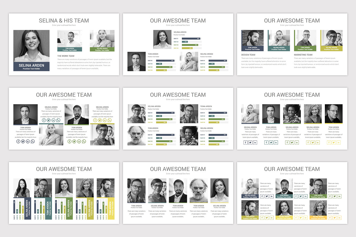 Power Edge PowerPoint Template, a Presentation Template by SlideOne (Photo 29 of 42)