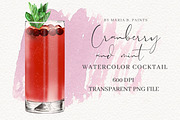 Watercolor Cocktail Illustration Set, an Illustration by Maria B. Paints (Thumbnail 8 of 33)