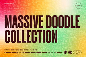 Massive Doodle Vector Pack - 350+