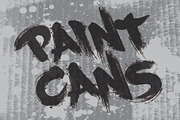 Graffiti Fonts | PaintCans, a Font by Graffiti Fonts® (Thumbnail 2 of 4)