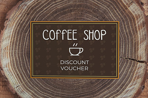 Coffee Shop Discount Voucher