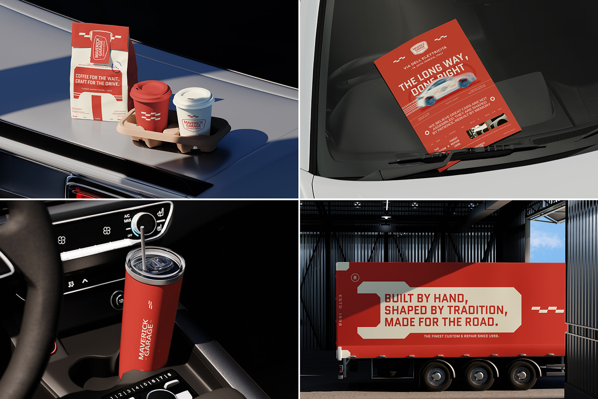 Automotive Vehicle Mockups, a Mockup by Vitora Mockup (Photo 5 of 15)