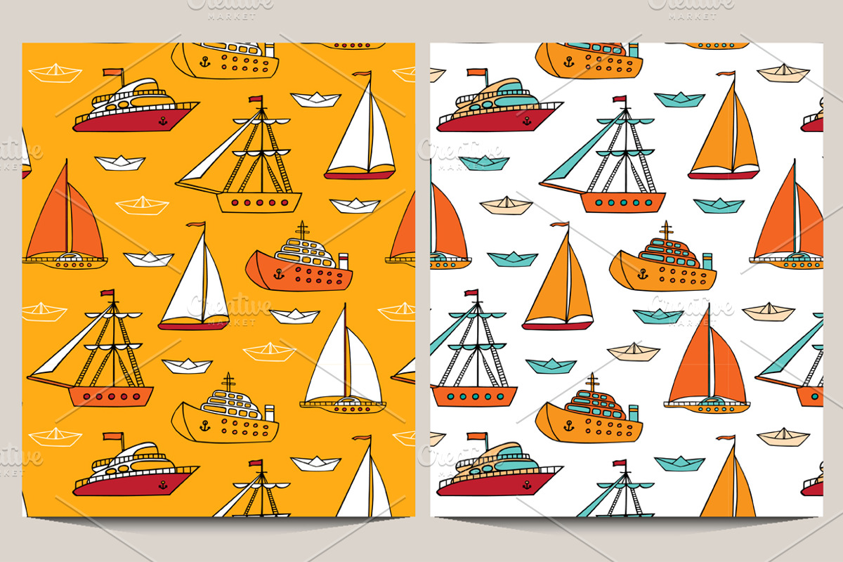 10 transport seamless pattern, a Pattern Graphic by EvgeniaV (Photo 7 of 8)