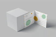 Square Bi Fold Post Card Mockups, an Advertising Mockup by megostudi0 (Thumbnail 7 of 7)