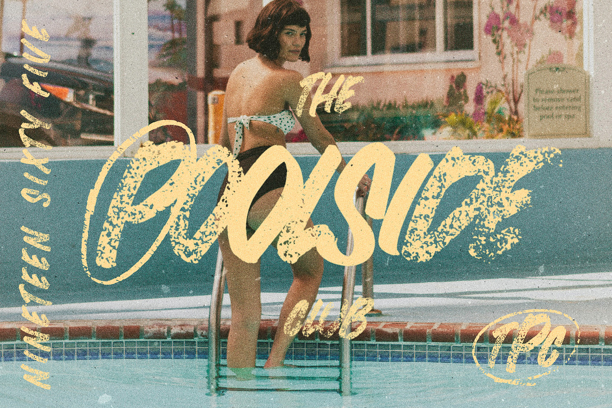 MILKBAR BRUSH Font, a Font by Cameron Humphries (Photo 2 of 8)