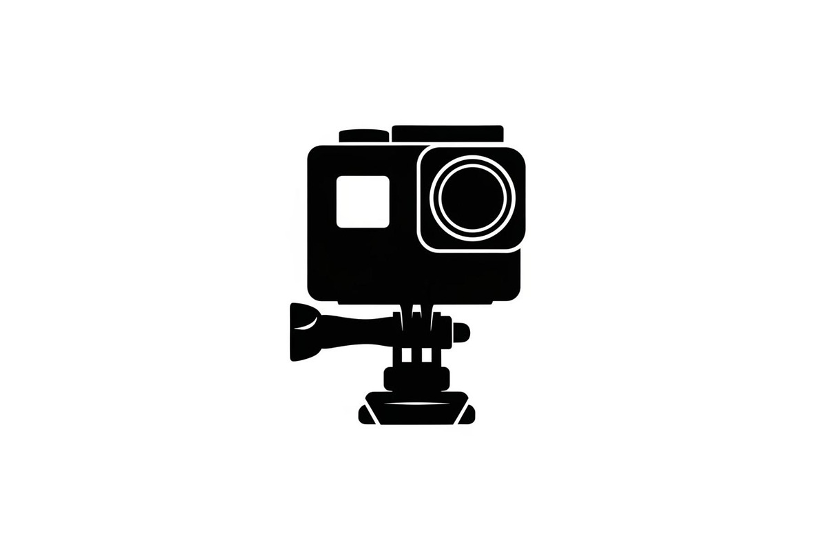 60 Action Camera Silhouette Icon, an Illustration by Artivon (Photo 13 of 61)