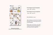 Food Instagram Templates Canva, a Social Media Template by Deepa Template Studio (Thumbnail 3 of 12)