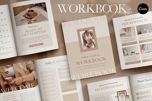 Elegant Workbook Template CANVA