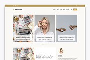 Feminine Blog & Shop WordPress Theme, a WordPress Template by DesignOrbital (Thumbnail 2 of 3)