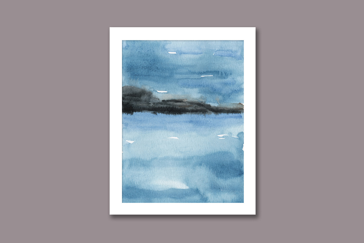Misty Watercolor Landscapes, a Background Graphic by Marmoris.Arts (Photo 17 of 18)