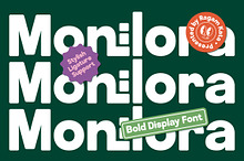 Monilora - Bold Modern Font