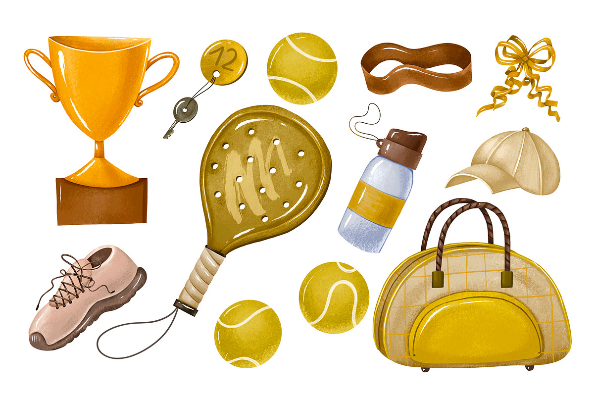 WINNER’S COURT – Hand-Drawn Tennis, an Object Graphic by the_myro (Photo 1 of 11)