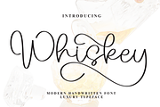 Whiskey | Script Font, a Handwritten Font by Scratchones (Thumbnail 1 of 9)