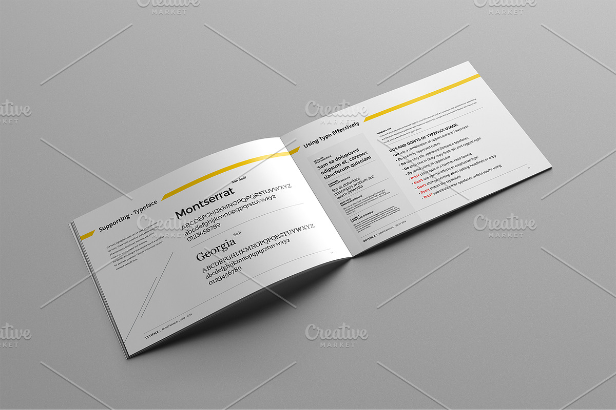Brand Manual 30 Pages A4 / US Letter, a Brochure Template by Mastergfx (Photo 15 of 32)