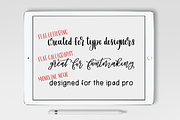 Procreate Lettering Kit, a Brush Add-On by Hewitt Avenue (Thumbnail 5 of 6)