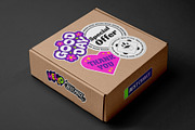 Retro Promotional Round Sticker Pack, a Decorative Illustration by IMG Visuals (Thumbnail 7 of 8)