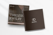 Luxury Minimalist Jewelry Catalog, a Brochure Template by twinstd (Thumbnail 5 of 6)