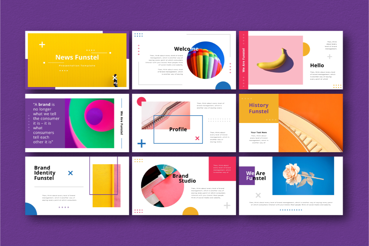 Funstel Powerpoint Template, a Presentation Template by Inkofert (Photo 4 of 12)