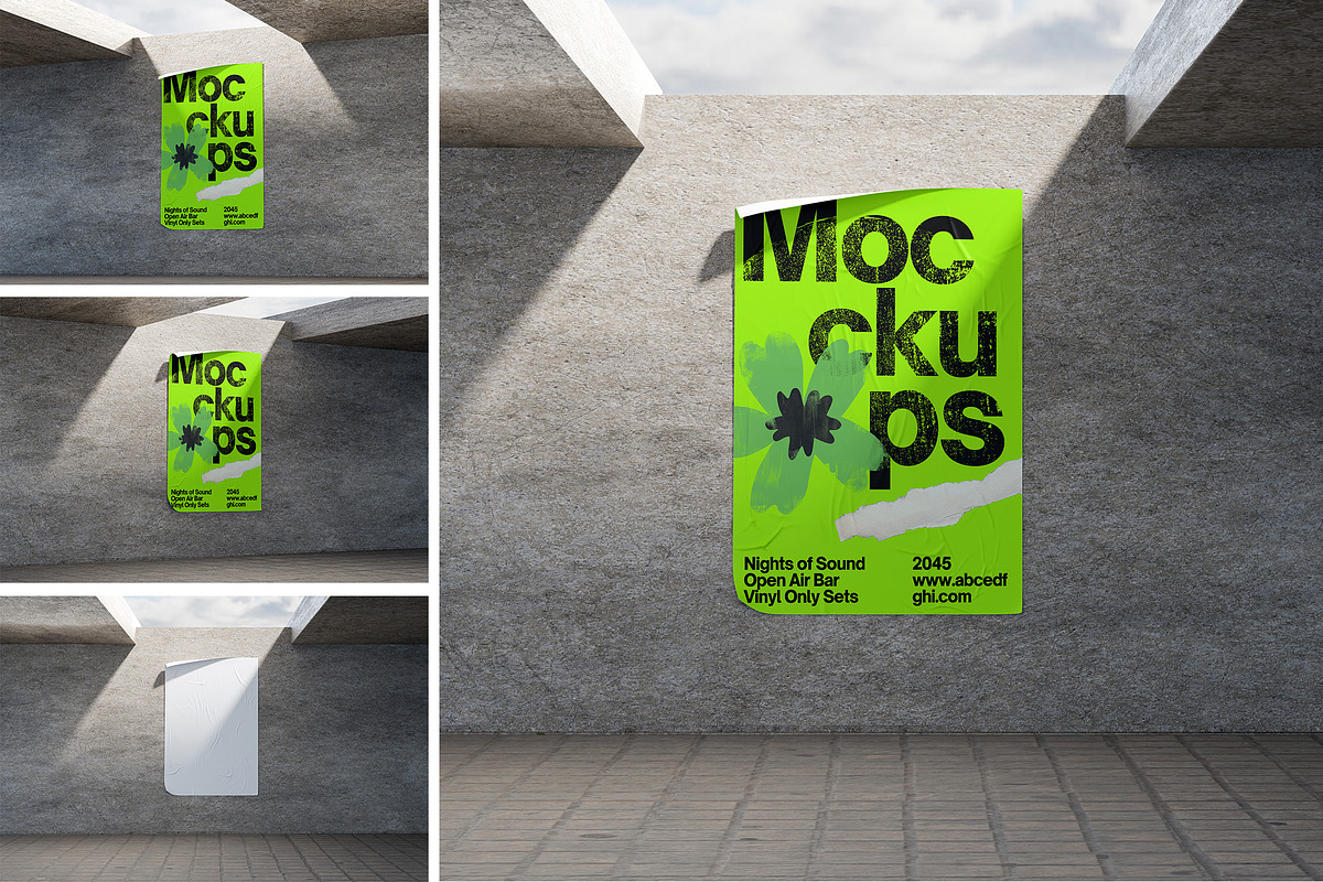 Modern Outdoor Poster Mockup, a Product Mockup by SimpangGraphics (Photo 1 of 4)
