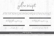 Yolan Unique Font, a Script Font by FadeLine Studio (Thumbnail 9 of 11)