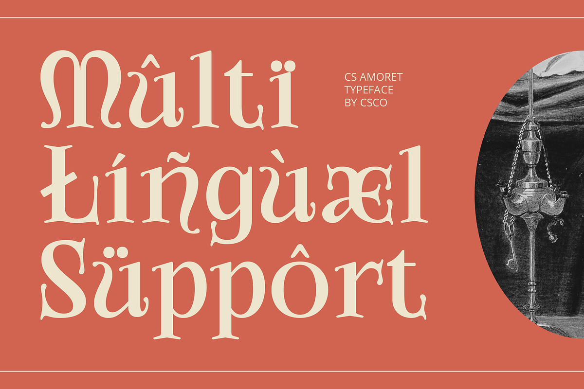 CS Amoret – Art Nouveau Font, a Serif Font by Craft Supply Co. (Photo 6 of 8)