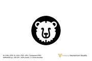 Bear Face Icon Logo, a Branding & Logo Template by Vectorium Studio (Thumbnail 2 of 5)