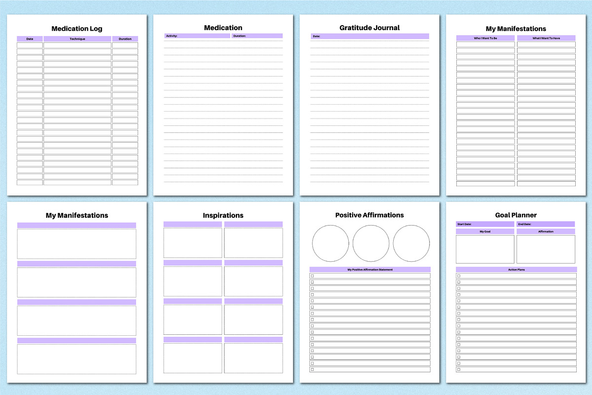 2026 Depression Therapy Journal KDP, a Stationery Template by Shumaya (Photo 3 of 7)
