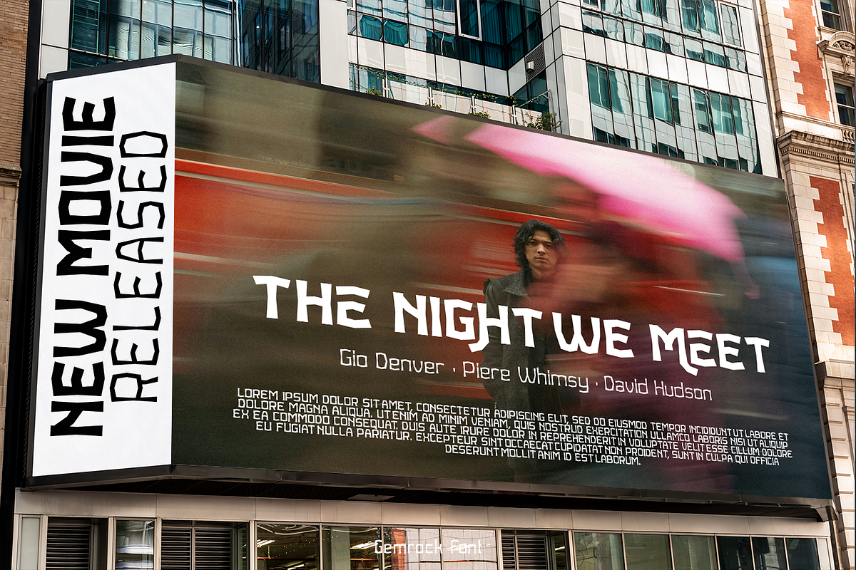 Gemrock Font Family, a Sans Serif Font by TypeClassHeroes (Photo 4 of 10)