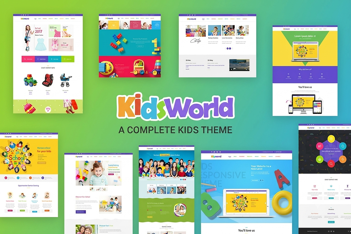 Kids Heaven Children WordPress Theme, a WordPress Template by ThemesRain (Photo 1 of 3)