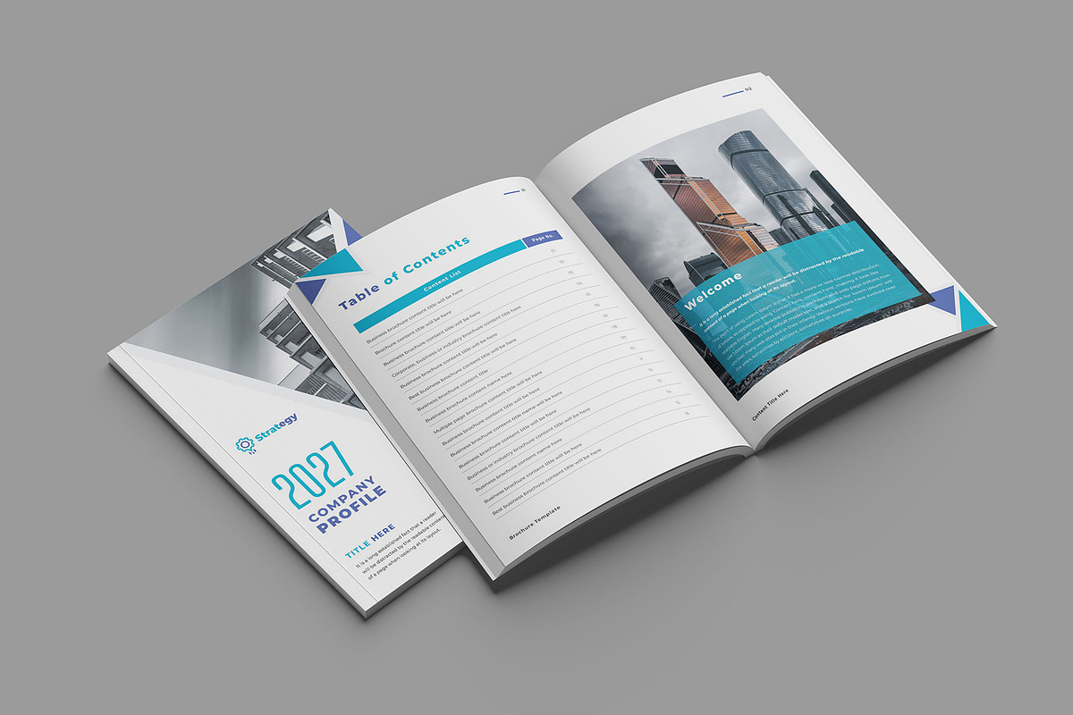 Company Profile Brochure Template, a Brochure Template by Uiparvin (Photo 2 of 5)